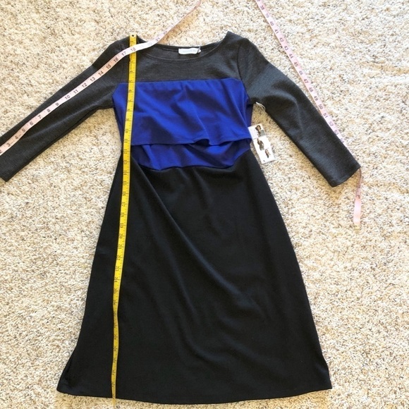 🆕 Jules & Jim 3/4 sleeve maternity mini dr… - Picture 6 of 13